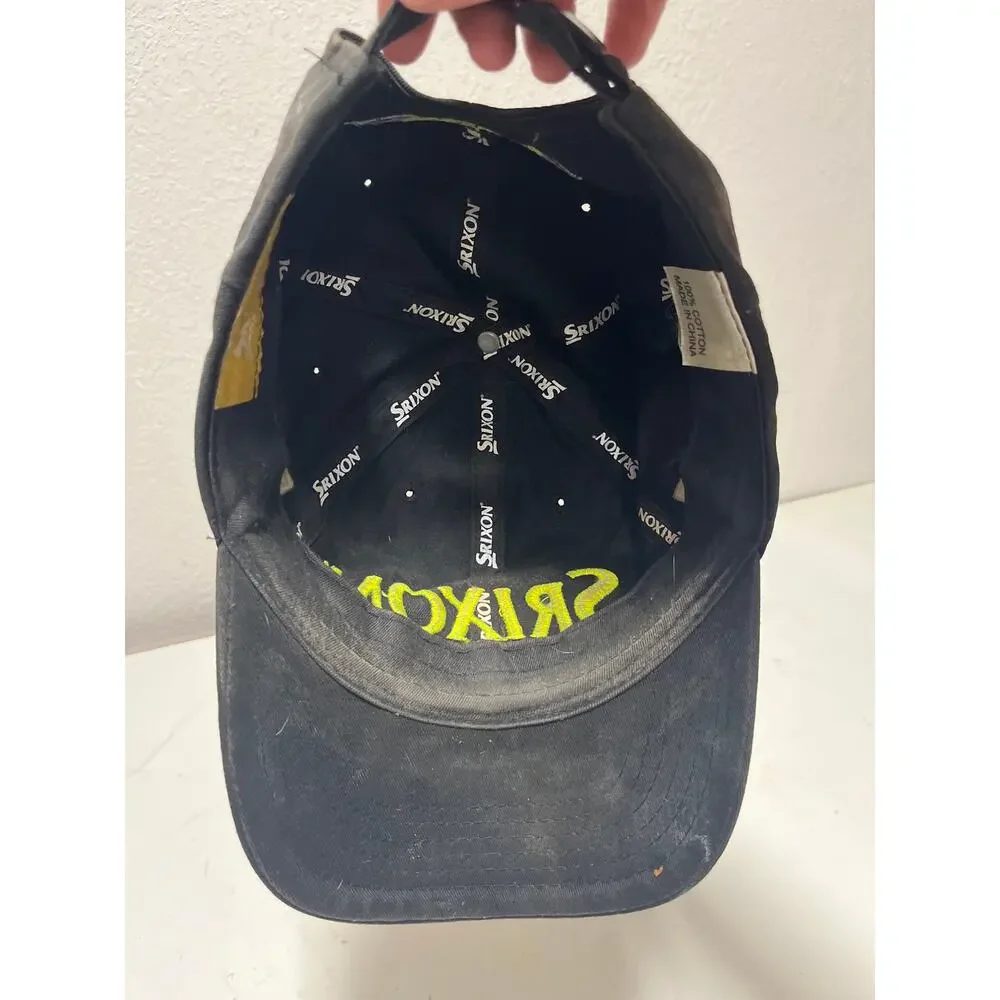 Srixon Z Star CapHat Adjustable Strap Tour Yellow 100% Cotton